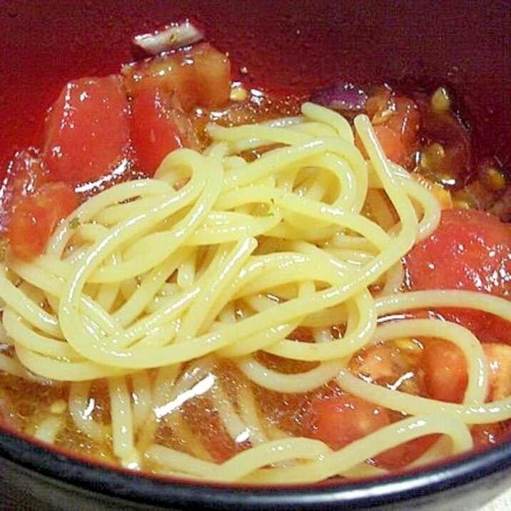 パスタでイタリアン風つけ麺